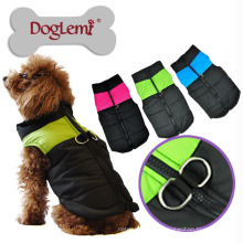 Großhandelswasserdichter Gewebe-Hundewinter-Mantel mit Reißverschluss-warmer Haustier-Harness-Jacke auf Verkauf